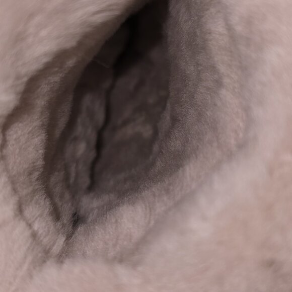 LAMO Women's 100% Australian Sheepskin Taupe Leather Gloves Stitches Size Large - Picture 6 of 11